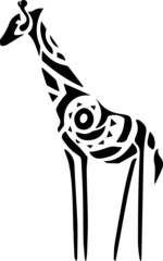 Giraffe Ornament vector image