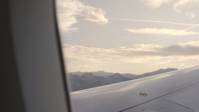 Biplane window seat viewing Little Ararat Turkey 