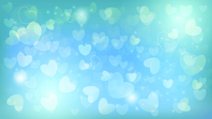Hearts. Valentine's Day abstract background with hearts. Vector.