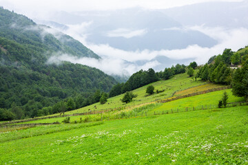 A beautiful landscape photography with Caucasus Mountains in Georgia.