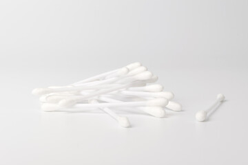 cotton swab on a white background