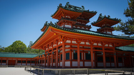 Obraz premium Japan Temple Asia Ancient Shinto