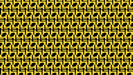 トラの文字を並べて作られた背景パターン素材