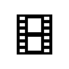 Fototapeta premium Film reel icon vector