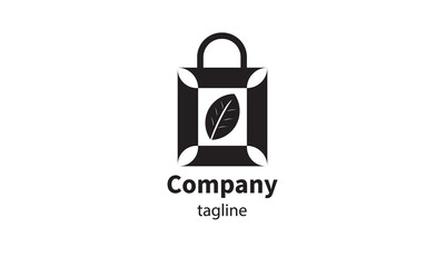 Premium vector shopping bag logo, icon design