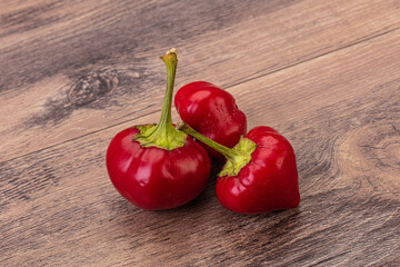 Red hot spicy cherry pepper