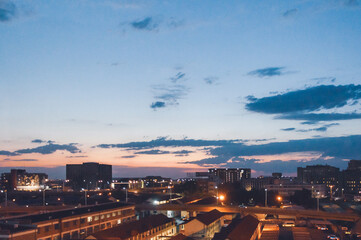 Sunset over The City of Gold, Johannesburg, South Africa