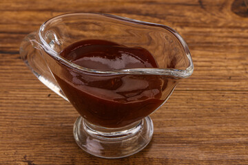 Traditional Barbicue sauce in the bowl