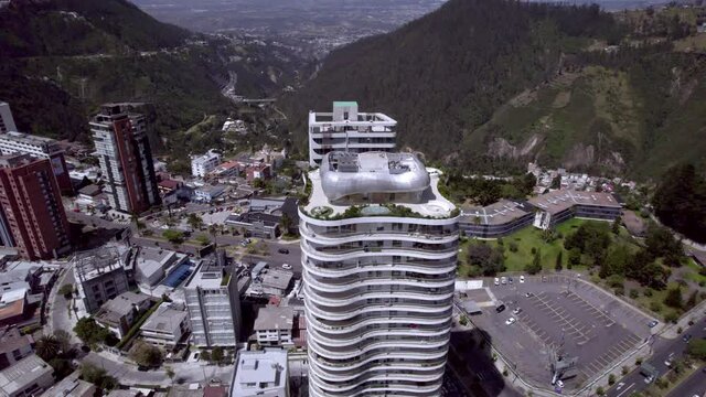 YOO Building frome the architecs uribe schwarzkopf, located in the north financial center of quito.