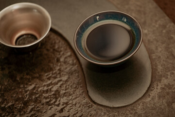 image of black tea cup