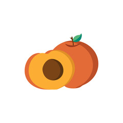 Fruits icon. Monochrome simple Fruits icon for templates, web design and infographics