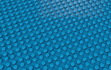 Blister with pills abstract background. 3D render