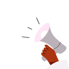 Loudspeaker simple Design Vector Illustration.