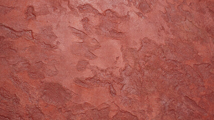 Grunge stone cement floor texture, Surface rough of red concrete sidewalk, Wallpaper background, Top view