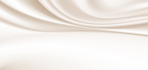 Fototapeta premium Silk background Design for product advertising for catalog.gold silk background.gold fabric background. smooth texture vector.
