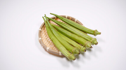 新鮮なオクラ