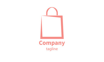 Premium vector shopping bag logo, icon design