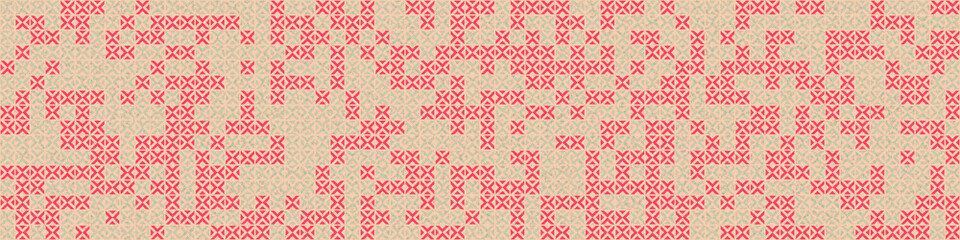 Abstract Geometric Pattern generative computational art illustration