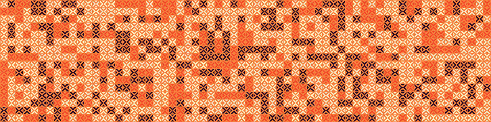 Abstract Geometric Pattern generative computational art illustration