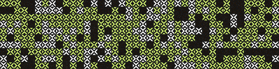 Abstract Geometric Pattern generative computational art illustration