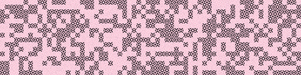 Abstract Geometric Pattern generative computational art illustration