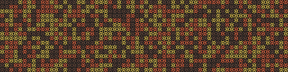 Abstract Geometric Pattern generative computational art illustration