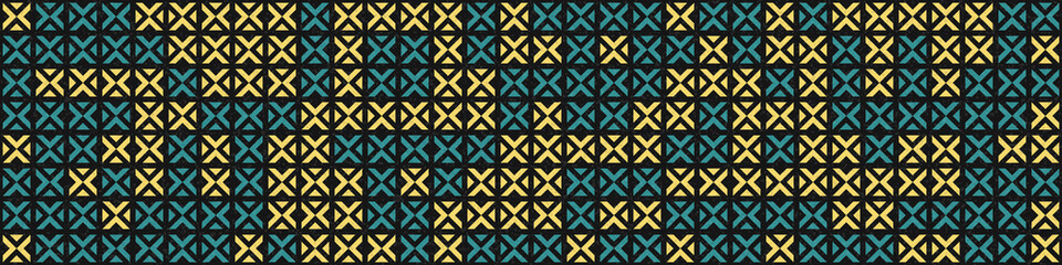 Abstract Geometric Pattern generative computational art illustration