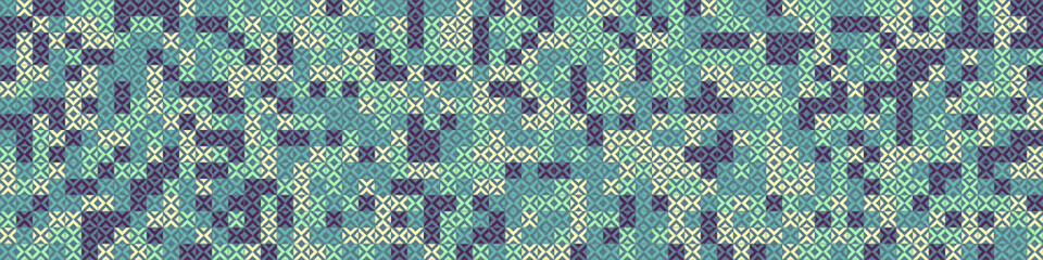 Abstract Geometric Pattern generative computational art illustration