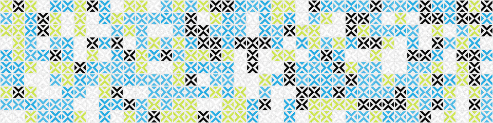 Abstract Geometric Pattern generative computational art illustration