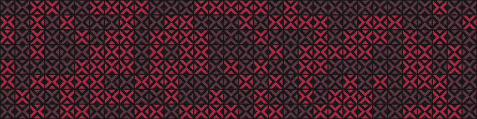 Abstract Geometric Pattern generative computational art illustration