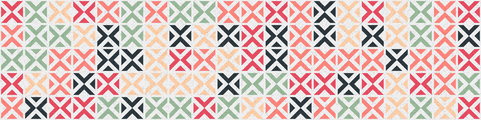 Fototapeta premium Abstract Geometric Pattern generative computational art illustration