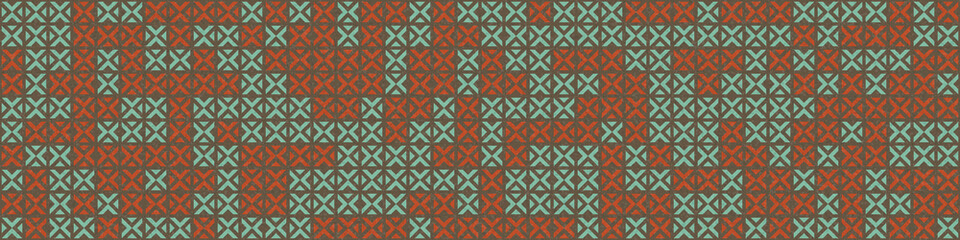 Abstract Geometric Pattern generative computational art illustration