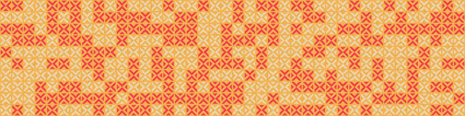 Abstract Geometric Pattern generative computational art illustration