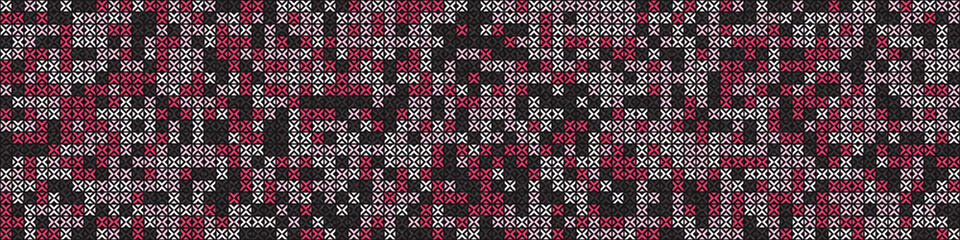 Abstract Geometric Pattern generative computational art illustration