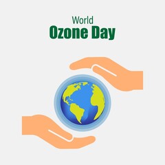 vector illustration for world Ozone day