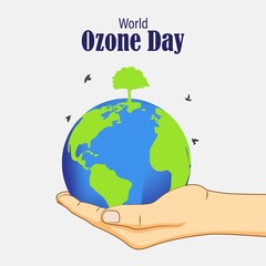 vector illustration for world Ozone day