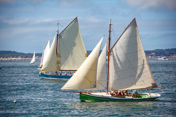 Fototapeta premium Régate sur le bassin d'Arcachon
