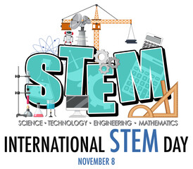 International STEM Day on November 8th logo banner