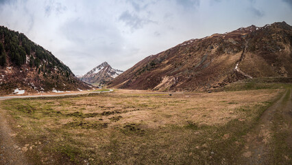 Panorama Landschaft in Kühtai