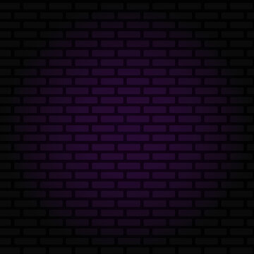 Brick wall background purple