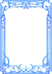 フレーム　レトロでファンタジックな飾り枠