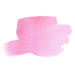 Abstract pink spots. Watercolor, hand painted illustration. Graphic resource for creating logos, invitations, business cards, website design
