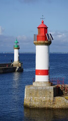 Fototapeta premium Lighthouse in a harbour
