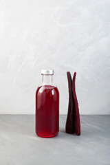 Salgam- Traditional Turkish fermented drink made with water, purple carrot or turnip (juice) © AB-7272