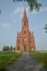Church of the Assumption of the Virgin Mary of the early 20th century in Derechin