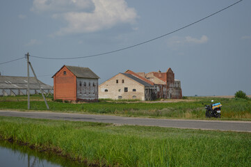 Fototapeta premium Manor building of distillery in Synkovichi