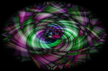 multicolored twirl for graphic and abstract design