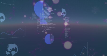 Image of communication device icons over network of connections