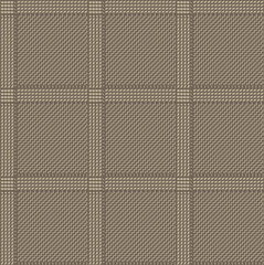 Dornoch checkered beige pattern. Scottish traditional plaid.