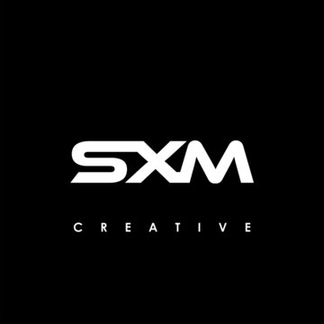 SXM Letter Initial Logo Design Template Vector Illustration